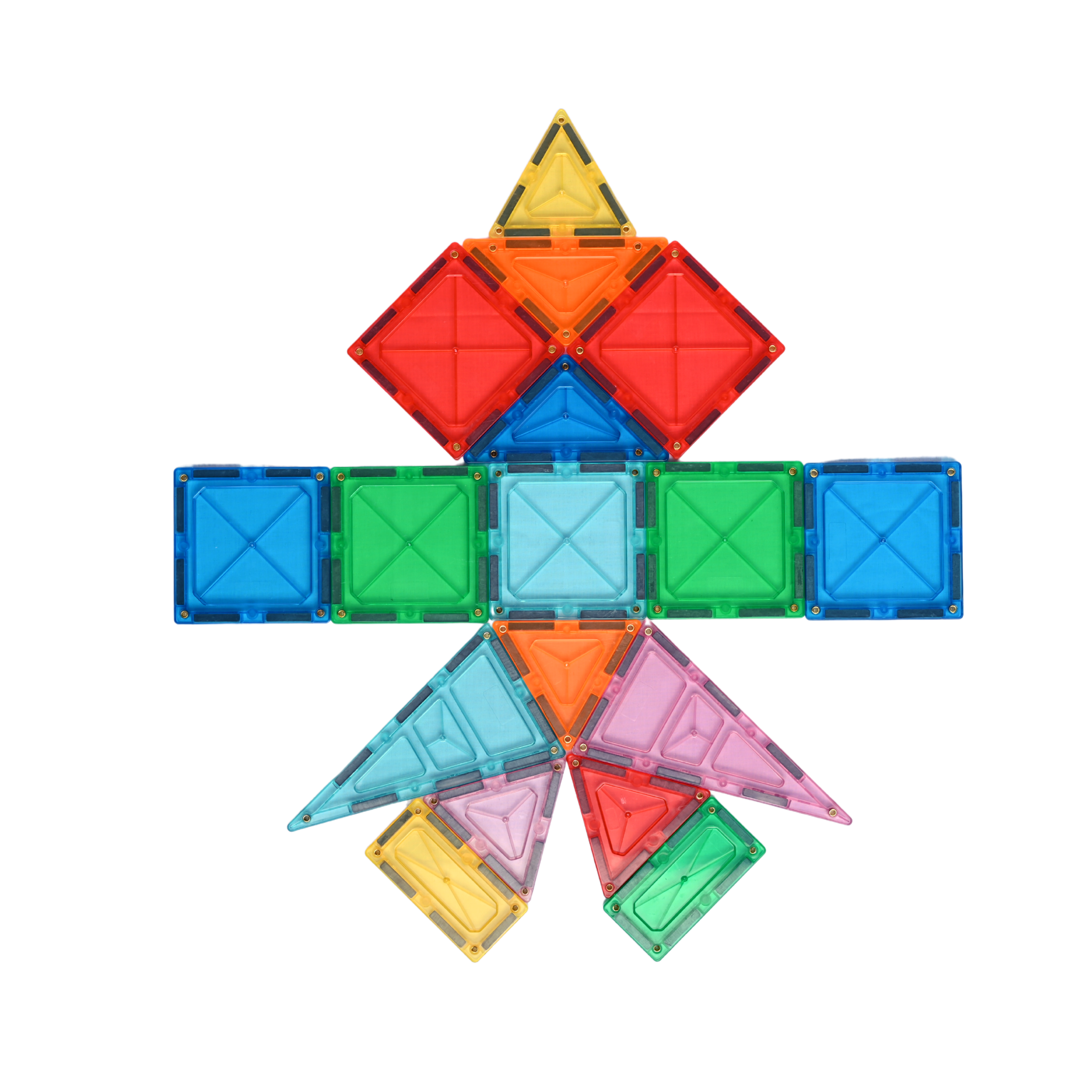 GELTILES Starter Play Set - 10 Pcs Set of Strong Building Magnetic Tiles - Image 6