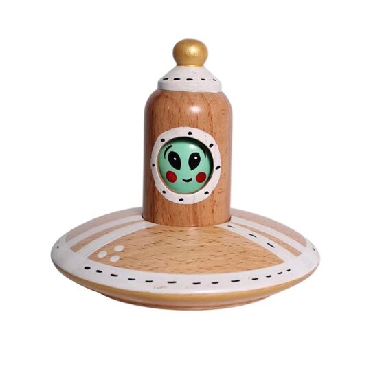 Wooden Alien Puzzle Spaceship Play time Games for Kids Age 2+