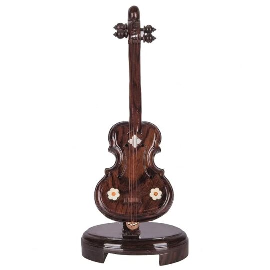 Rosewood Violin Showpiece | Premium Musical Instrument Decor | 10 Inches