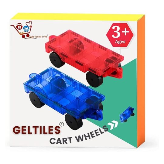 GELTILES® Sports Play - Cart Wheel Cars Set of 2 Pcs
