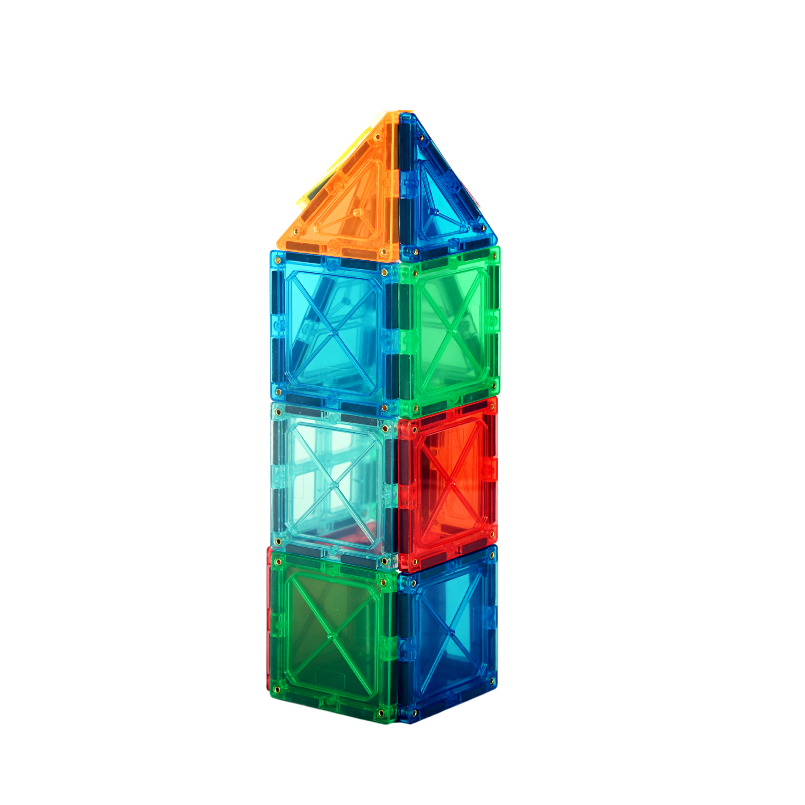 GELTILES Starter Play Set - 10 Pcs Set of Strong Building Magnetic Tiles - Image 4